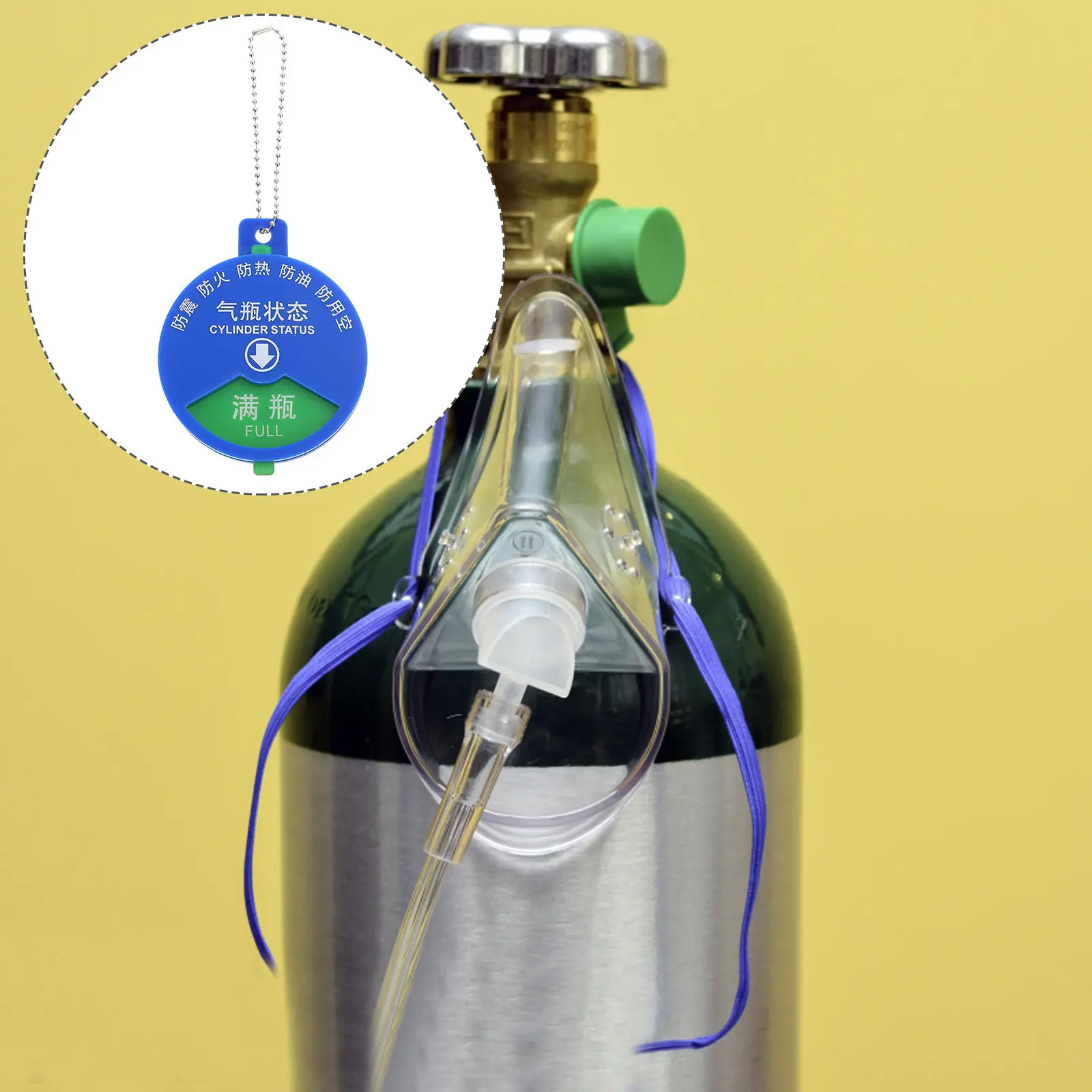 placa-de-identificacao-de-status-de-cilindro-de-oxigenio-com-quatro-protecoes-em-conformidade-com-as-normas-de-seguranca-hospitalar-de-facil-montagem-formato-longo