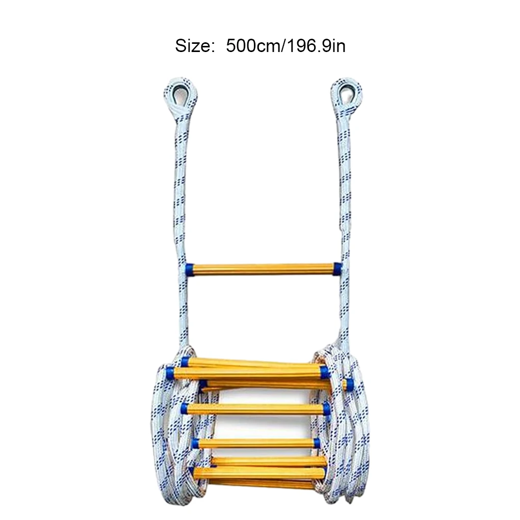 Lightweight And Portable Rope Ladder For Escape Outdoor Activity Strong Structure Fire Escape Ladder