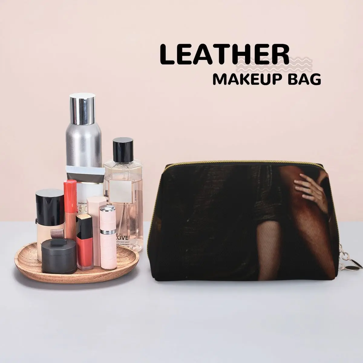 The Twilight Saga Edward Cullen Women Cosmetic Bag Travel Makeup Organizer Pouch Toiletry Storage Dopp Kit Case