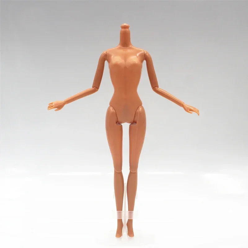 Plaything Accessories DIY Gift Toy  Movable 11 Joints Doll Body Suitable for 30cm 1/6 BJD Dolls Head Brown Girls Toys