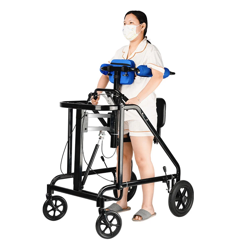 

Stand Walker Training Aids Rehabilitation 4 Four Wheels Standing Walking Aids For Disabled Adults Patient