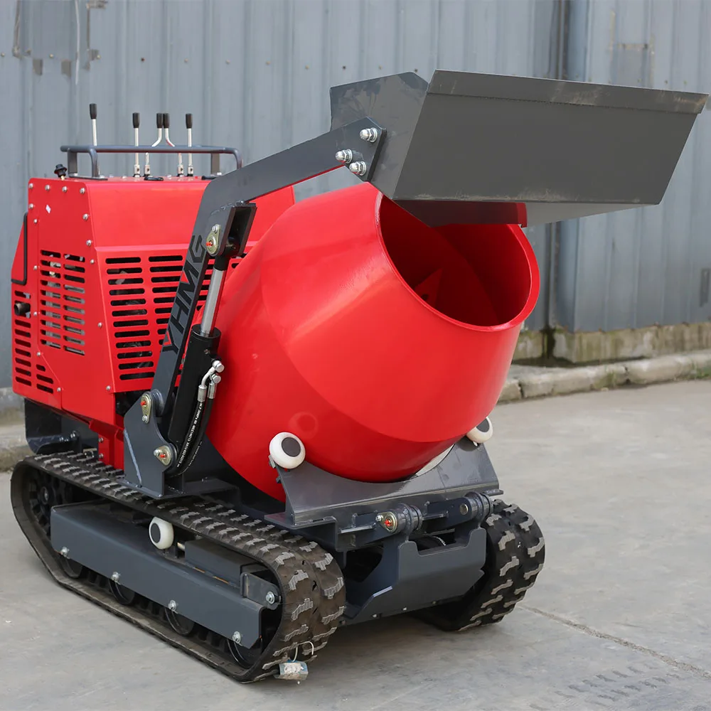 

Китай Ce Epa Engine Мини-бетономешалка-погрузчик с самозагрузкой Маленький самосвал 190л 750кг Бетономешалка Мини-самосвал