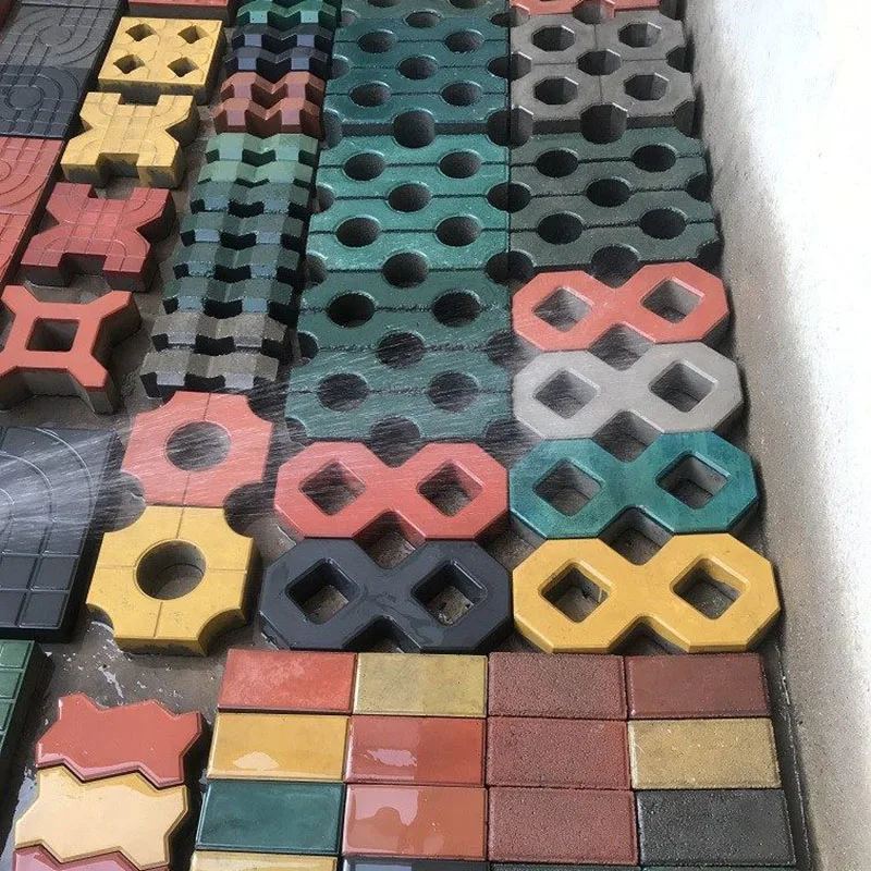Molde de Plástico para Pavimento de Concreto Colorido, Molde para Ladrillos Huecos DIY, Molde para Adoquines de Cemento, Molde Reutilizable para Baldosas de Jardín