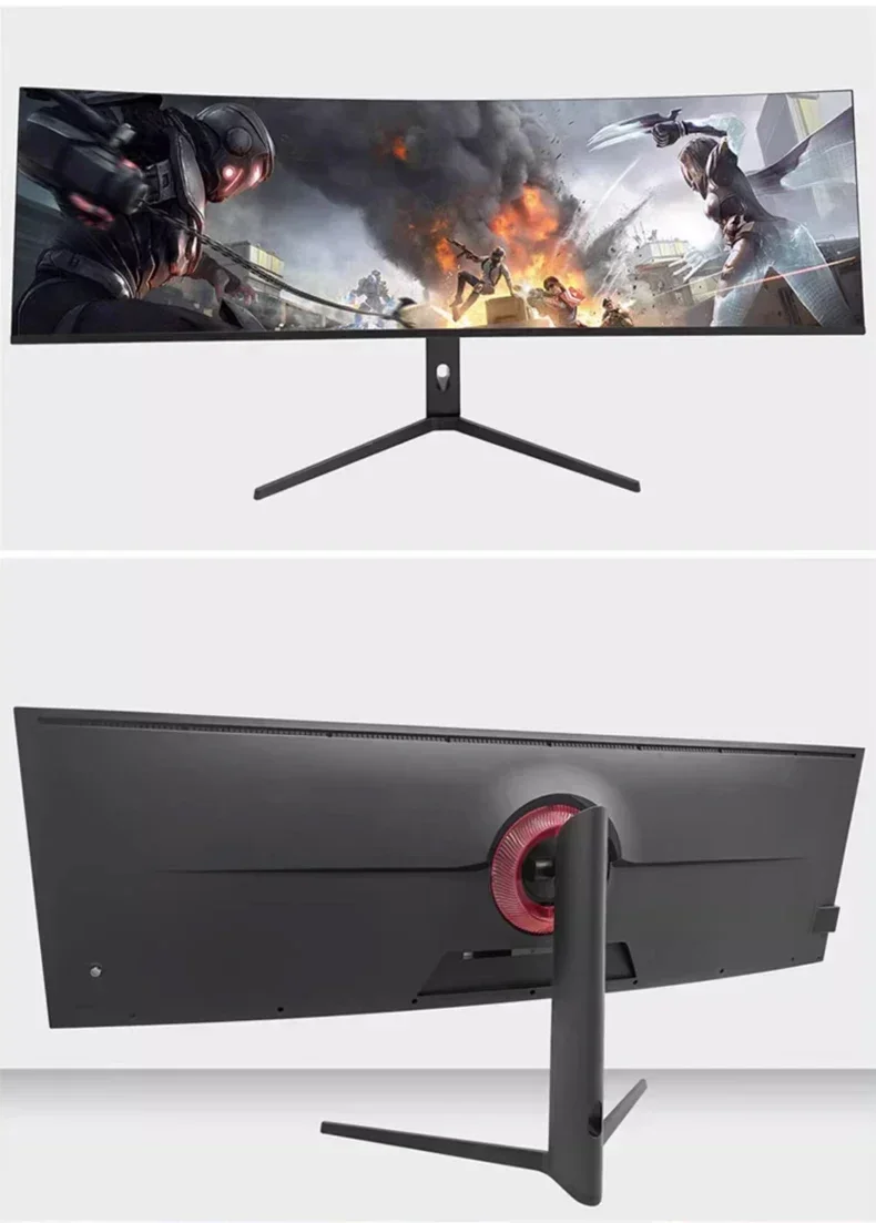 Ultra Wide 49Inch 5K Curved Gaming Screen High Resolution Freesync Computer Monitor
