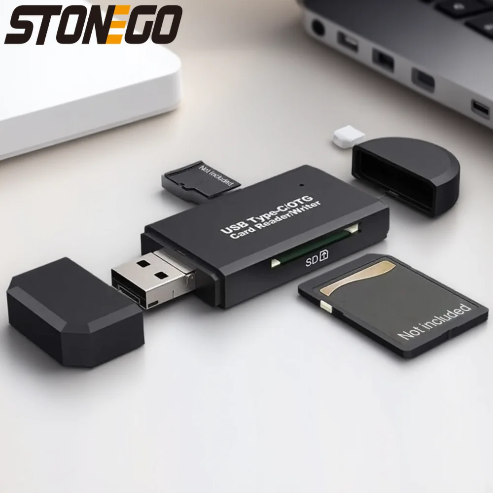 

USB 20 30 Type C Micro SD Card Reader for PC Laptop Smartphone Fast Data Transfer OTG Adapter