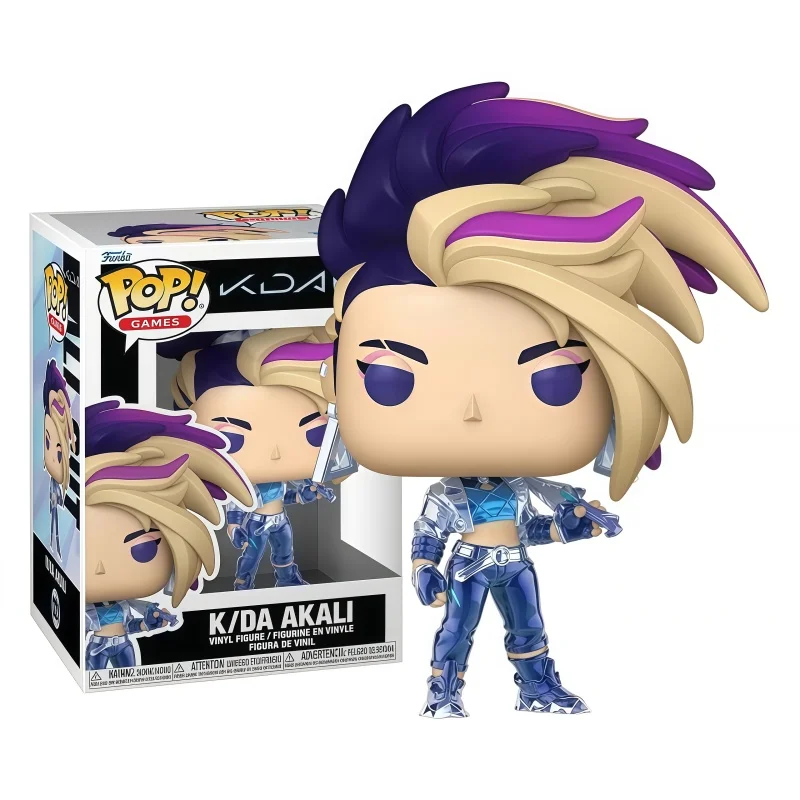 Licensed Funko POP LOL KDA Ahri Akali Kai'Sa Vinyl Collectible Birthday Souvenir Holiday Shelf Desktop Room Display Decor Gift - view 3