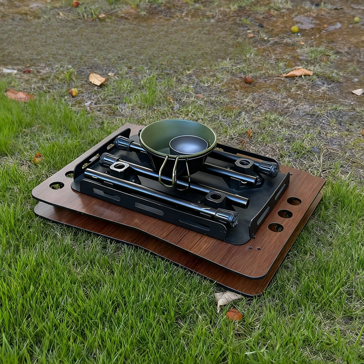Outdoor elegant folding table lightweight camping table and chair car multi-functional simple picnic picnic equipment
