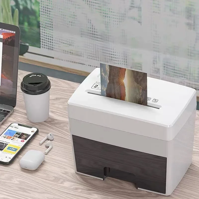 220V Household Office Document‑Shredding Apparatus Compact File‑Disposal Data‑Protection Processing Equipment Paper Shredder