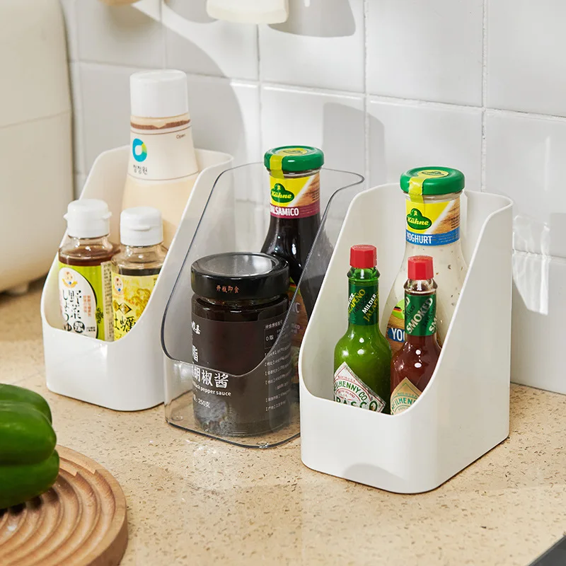 منظم طعام الثلاجة ، فتحة مائلة ، تصنيف متفرقات ، حامل تخزين ، مطبخ ، توابل ، وجبات خفيفة ، صناديق تخزين ، 2 ify #1