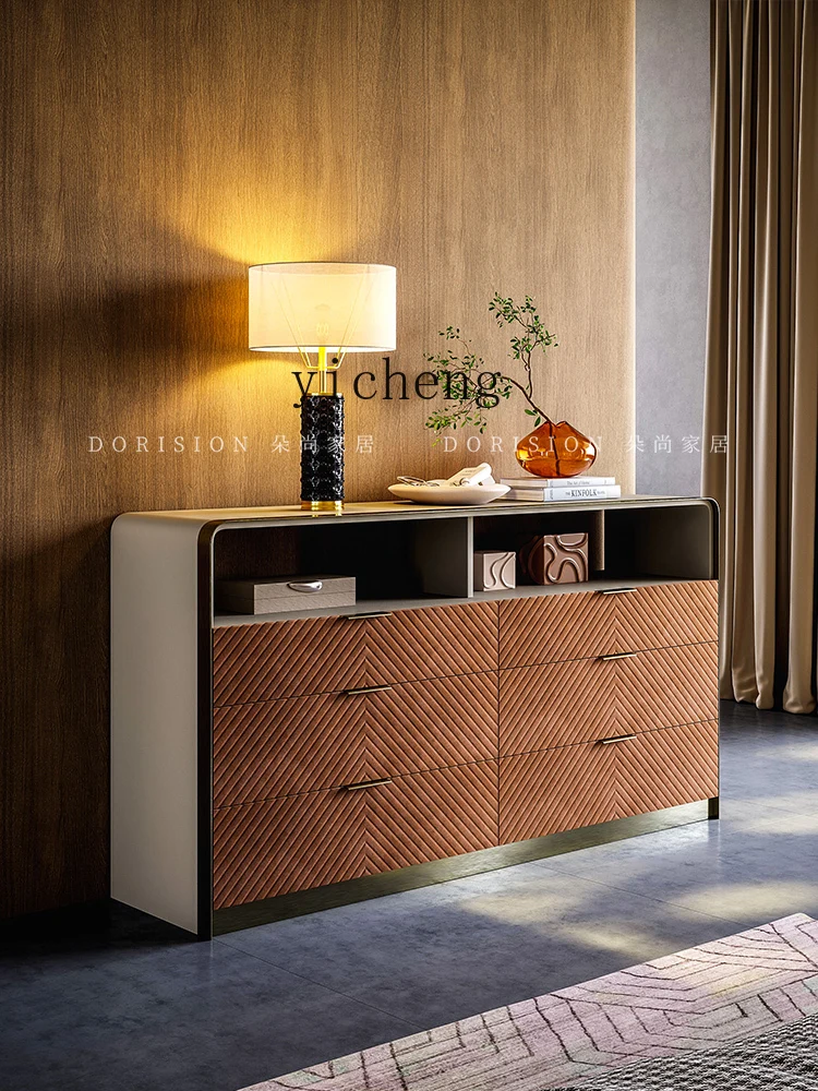 

XL1 minimalist six-chest cabinet living room wall solid wood storage decorative cabinet bedside cabinet