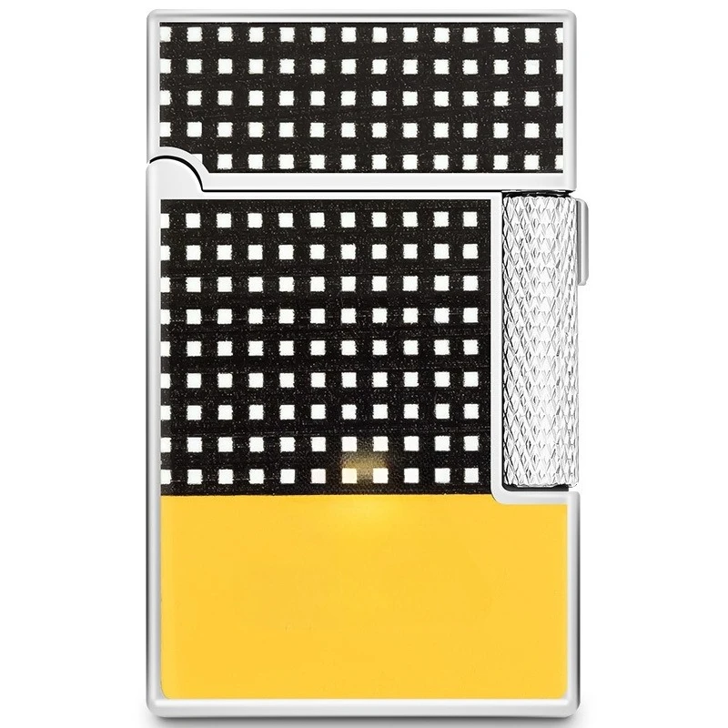 Professional Cigar Lighter with Cigar Punch Series Three Flame Blue Flame Direct Torch Butane Lighter Flashlight with Gift Box