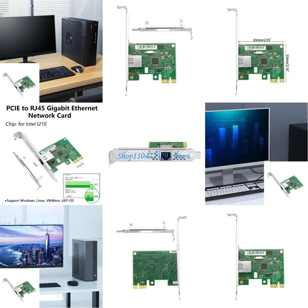 

Y2GD PCIE Gigabits Single Port Networks Card PCIE RJ45 Gigabits Networking Card