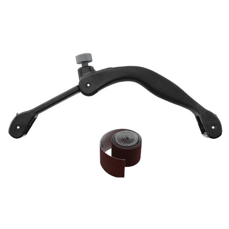 

A83I-Handheld Bow Sandpaper Holder, Sanding Belt Holder, Sanding Belt Roll Set, Small Manual Grinding & Polishing Tool