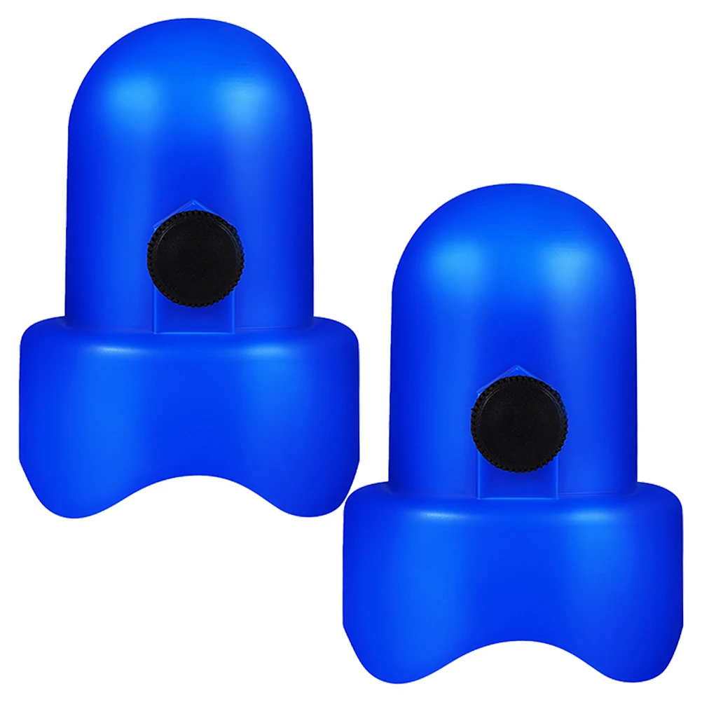 

2 Pcs Trampoline Top Hat Enclosure Pole Caps Accessories for Plastic Cover Tent Protective