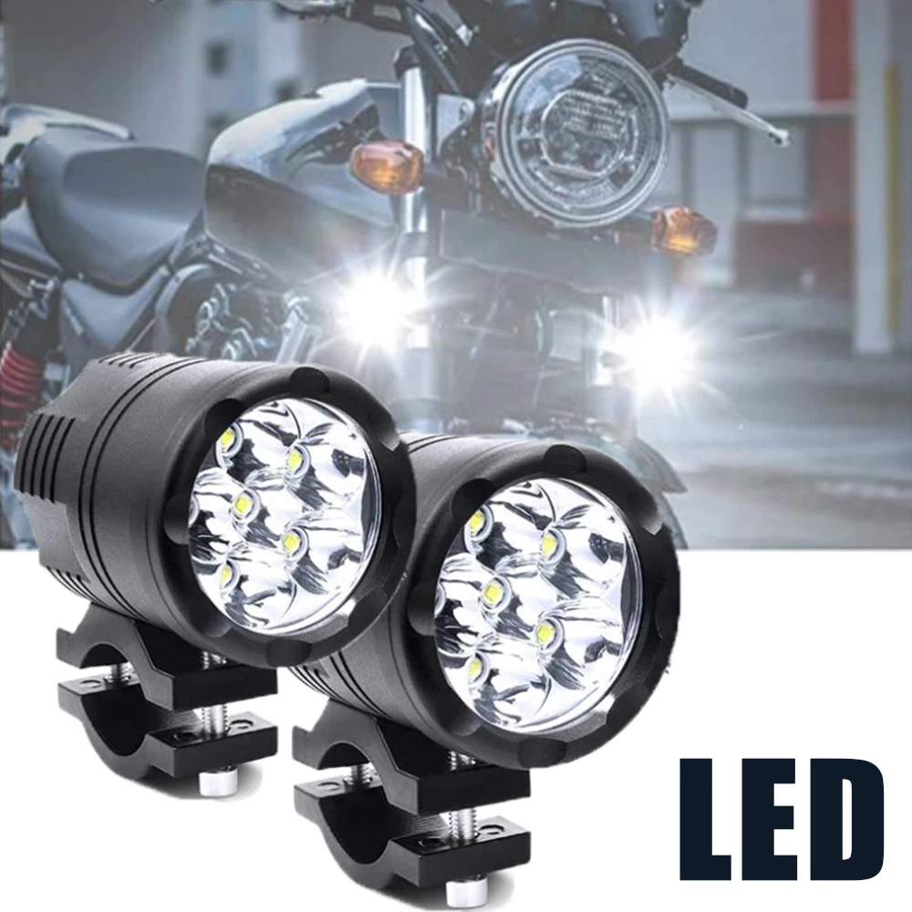 

Led Headlight auxiliary motorcycle spotlight fog lights for cars Moto Assemblie Lamp motorcycle Accessories led spot light 12v