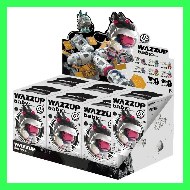 

Хамелеон, космический дракон, слепая коробка, модель астронавта ручной работы, игрушка для мальчиков, праздничный подарок, коллекционная космическая капсула, тема