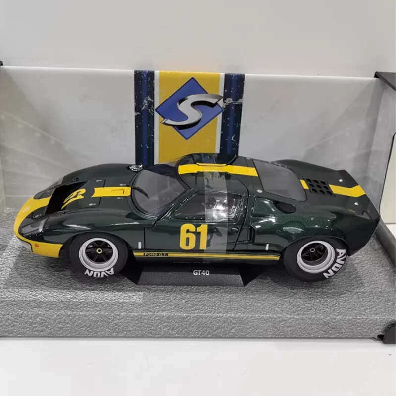 

Solido 1/18 Scale GT40 #61 Racing Car Alloy Car Model Collection Display Toy Gifts Souvenirs