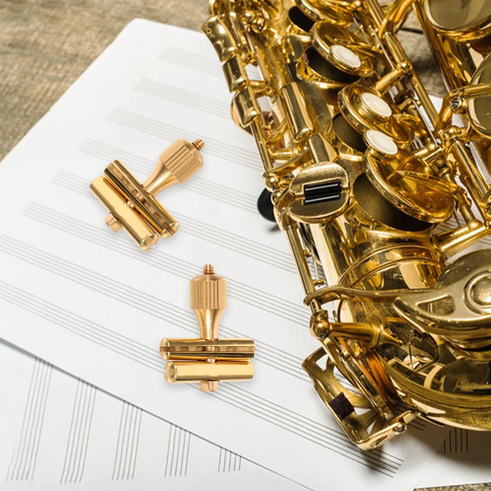 

Copper Reed Holder Clarinet Repair Tool Replacement Parts Accessories for Saxophone Neck Screws Small Size Bright Sound Musical