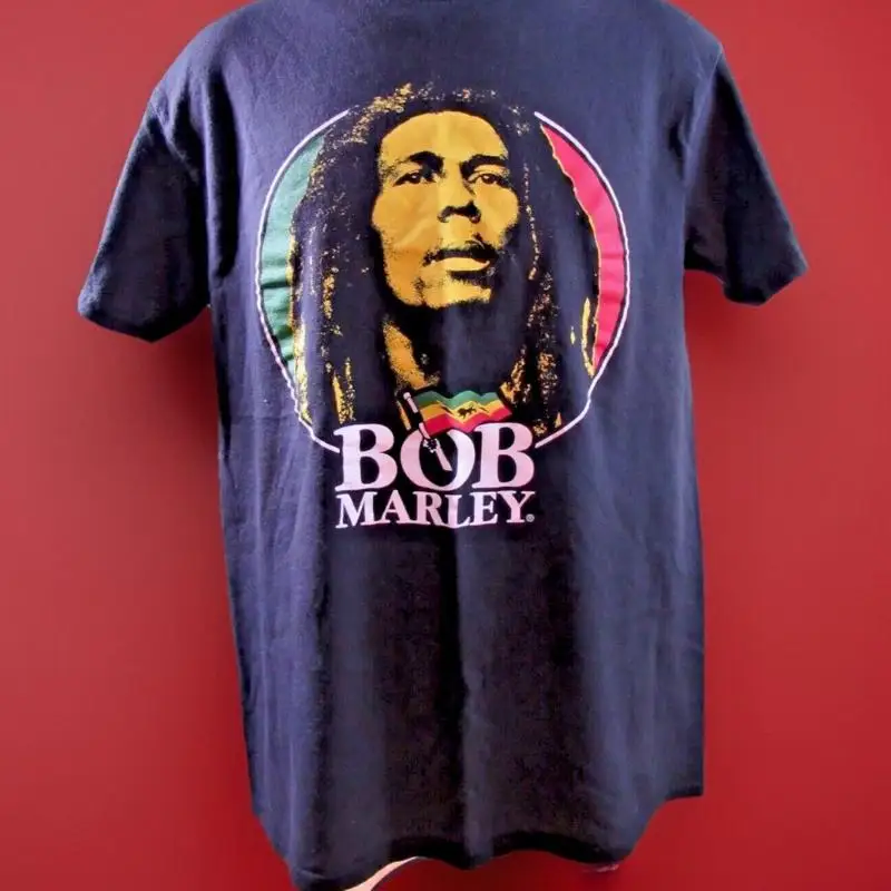 

Zion Rootwear Bob Marley Черная многоцветная футболка размера M