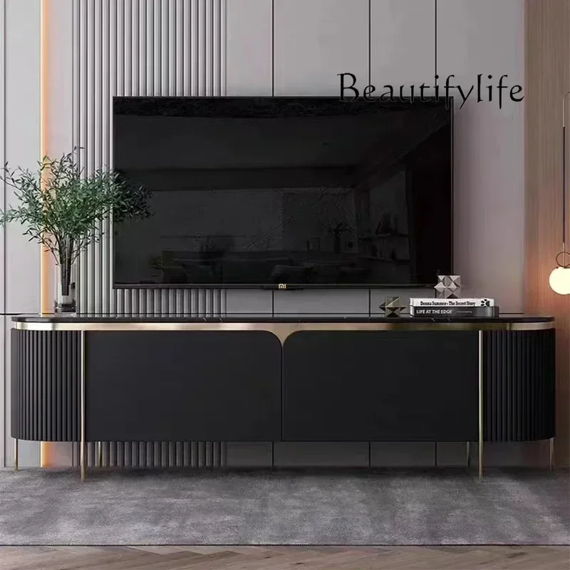 TT مدفأة القهوة حامل تلفاز خزانة غرفة المعيشة حامل تلفاز خزانة عرض الترفيه Mueble Tv Madera الأثاث الطبيعي