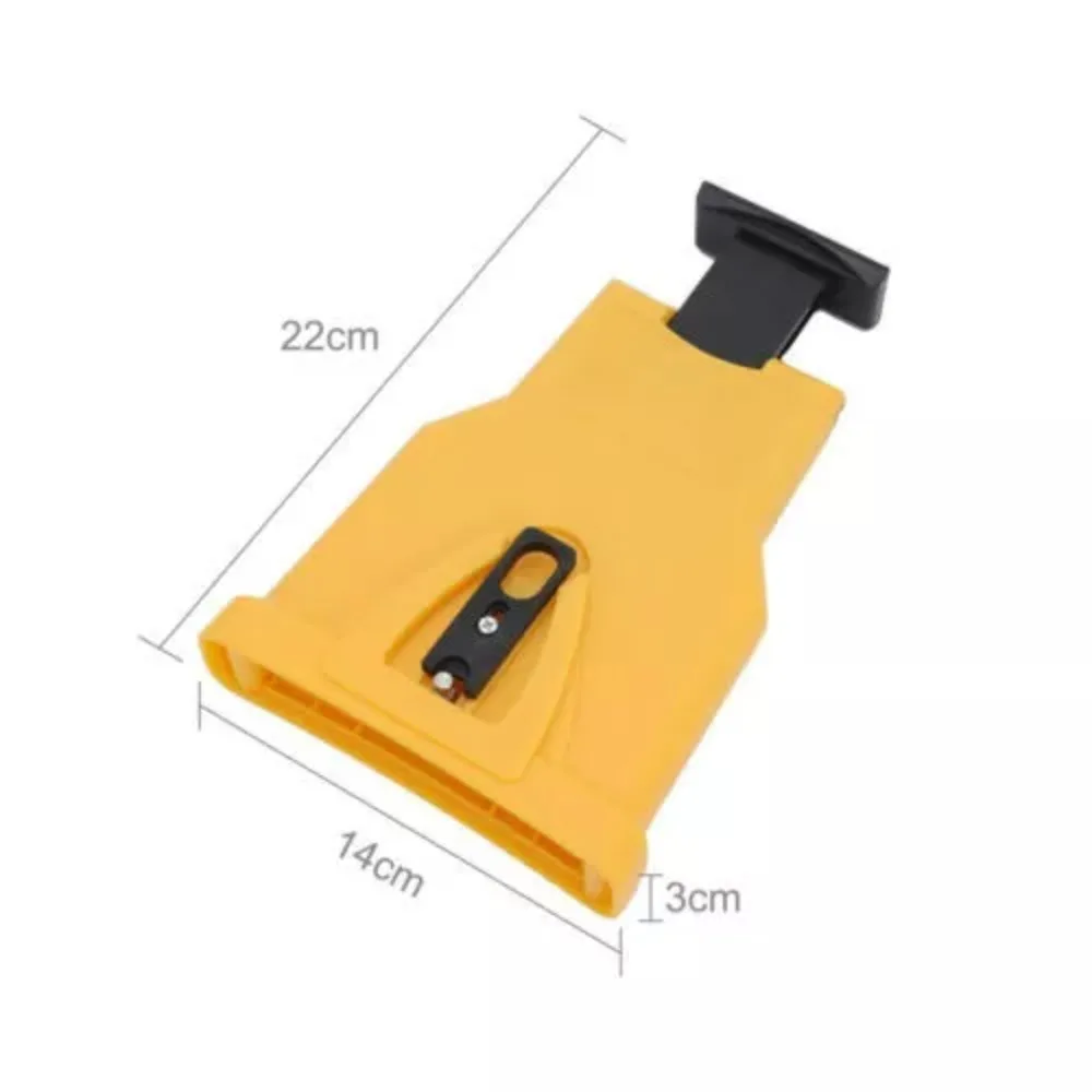 Universal Teeth Chainsaw Sharpener Protable Yellow Chainsaw Teeth Sharpener Bar-Mount Outdoors Chain Saw Fast Sharpening Tool