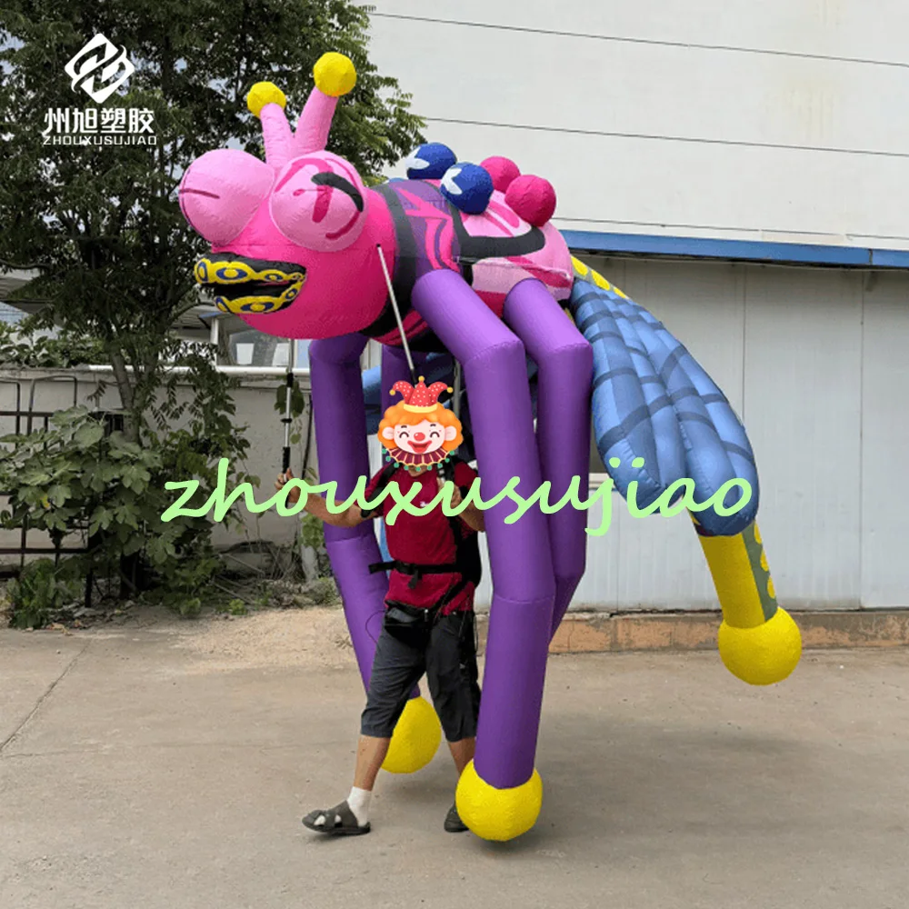 Inflatable insects, with a blower, custom-made inflatable insect costume for Oxford cloth parade performance props