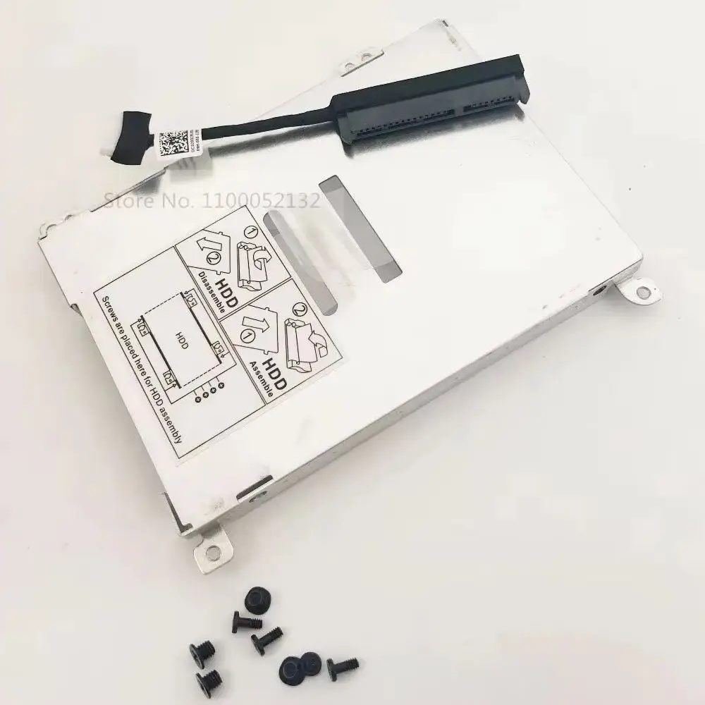 Replacement 2.5 SATA Secondary HDD SSD Hard Drive Caddy Tray Frame Bracket Cable Hardware Kit for HP ZBook 17 G3 G4 AM1C3000800