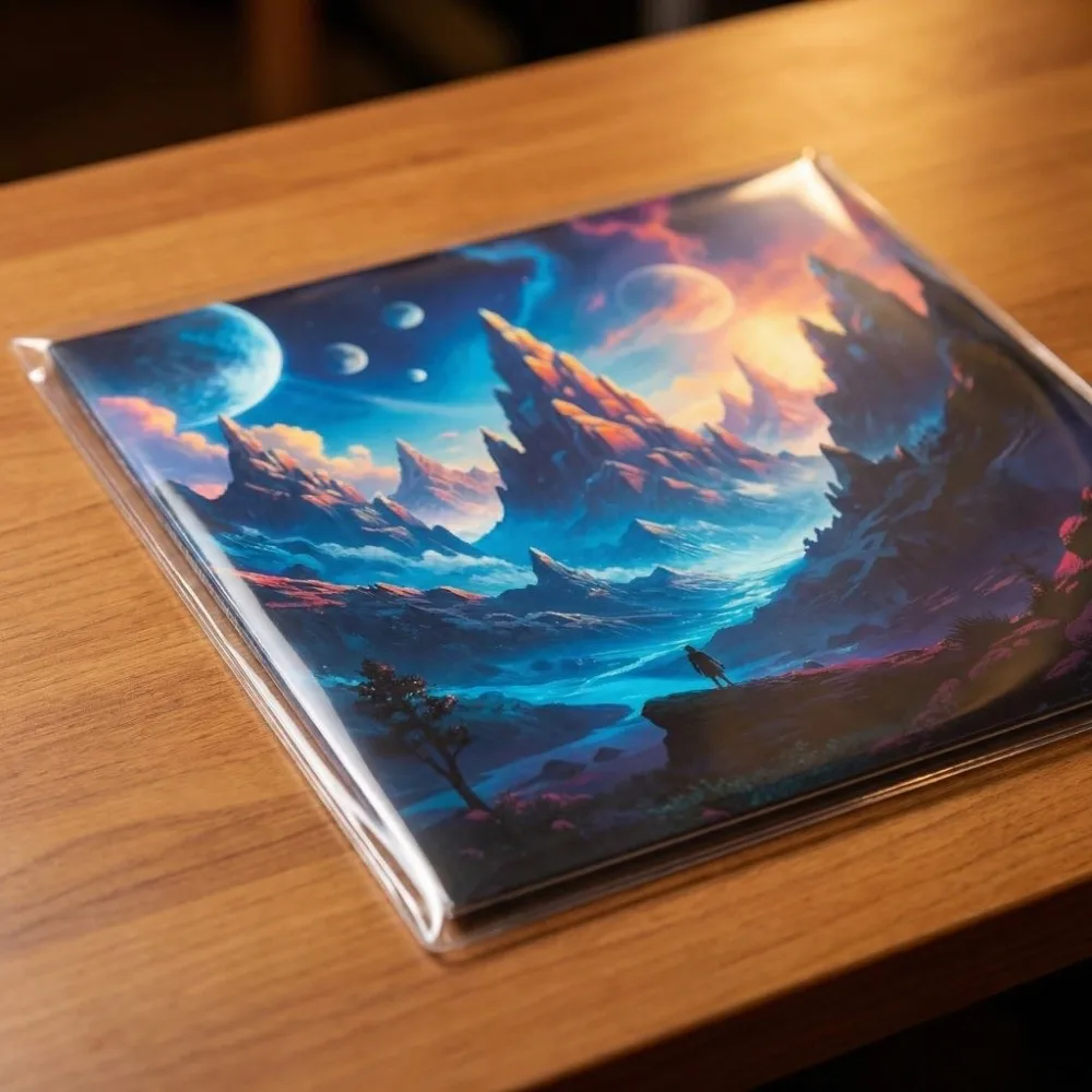 New 7/10/12 inch Vinyl Records Sleeve Resealable Thickened LP Record Cover Record Protection Record