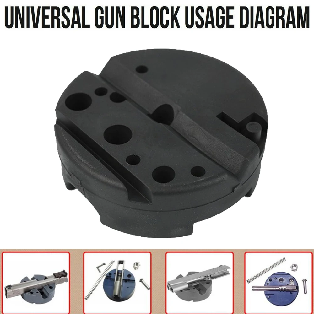 Arma de fuego Universal, bloque de banco duradero M1911 Ruger, estilo 10/22s, herramientas para pistola de búsqueda, pistolas