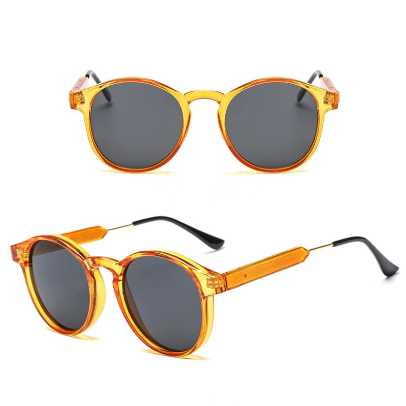 Runde Sonnenbrille Metall Fuß Draht Sonnenbrille Unisex Outdoor Freizeit Sonnenbrille