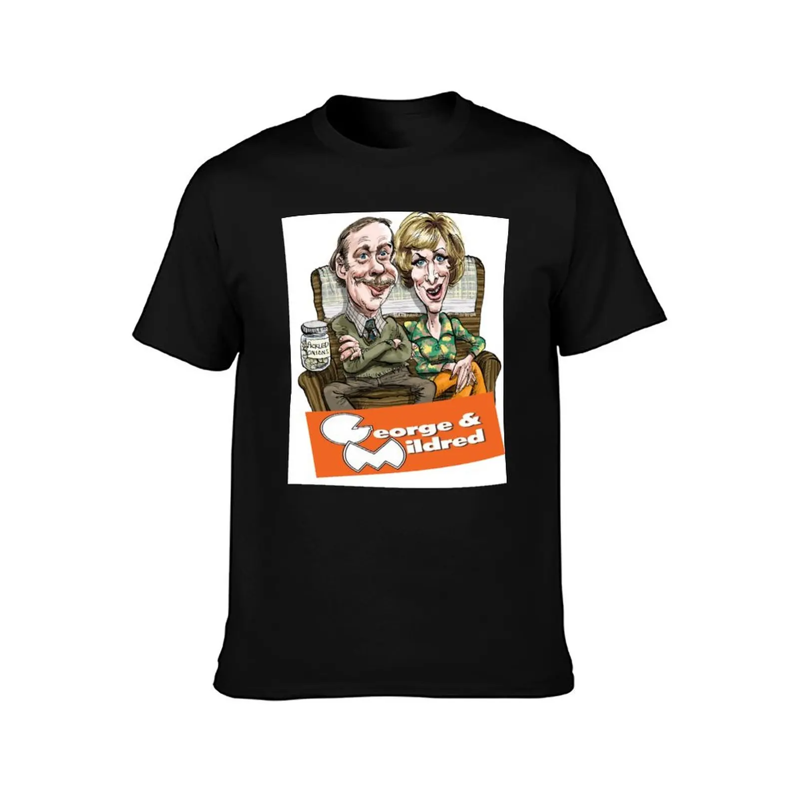 George and Mildred T-Shirt Large Size Soft Cotton T-Shirt