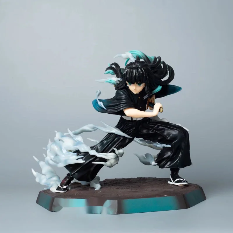 

New Demon Slayer Nine Hashira Series GK Statue – Muichiro Tokito Mist Pillar Anime Figure Collectible PVC Model Action Doll Toy