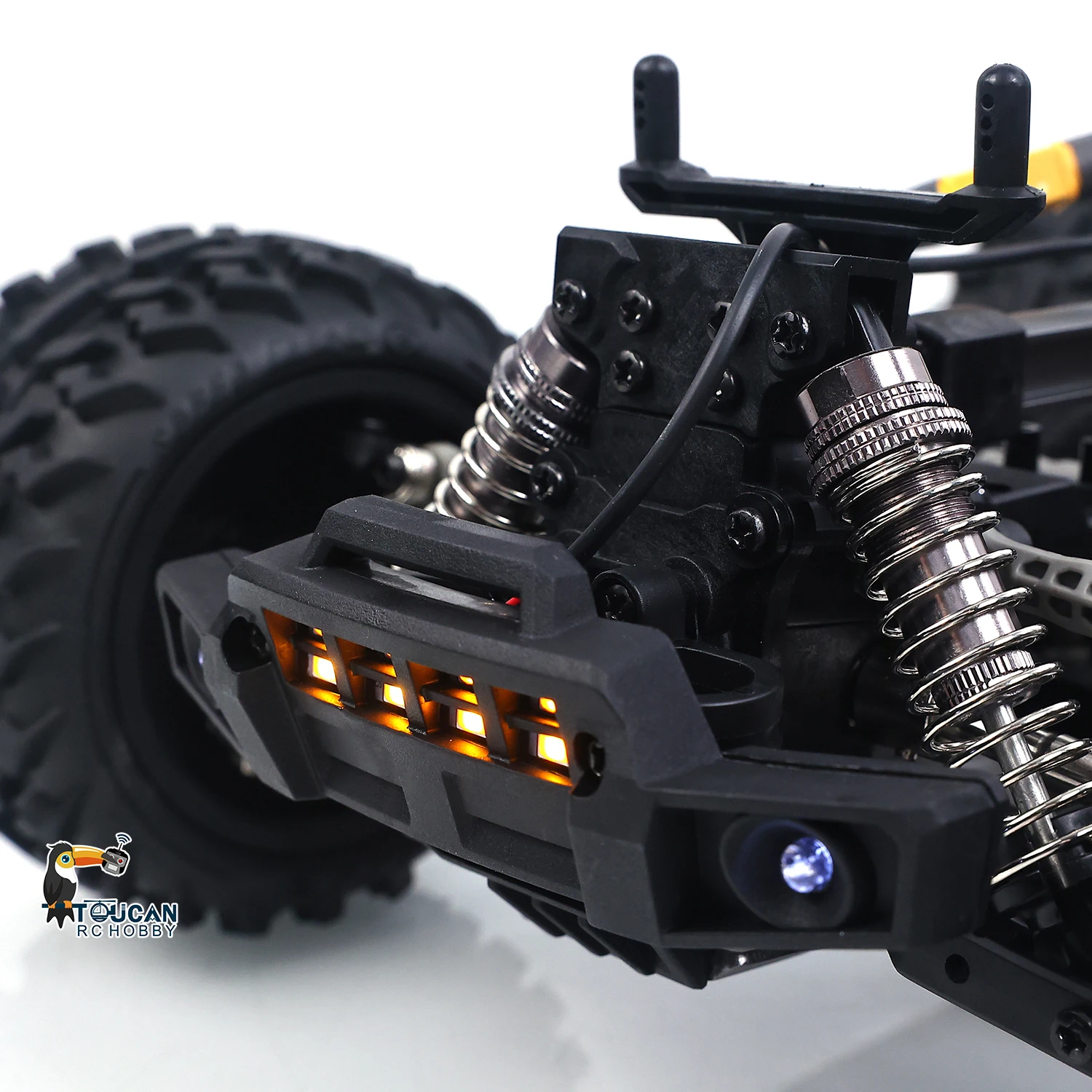 PVC-Gehäuse SCY 10101 1/10 4WD Ferngesteuertes Offroad-Auto RC Elektro-Großreifen-Truck mit Metall-Differential, Fahrbereit, LED-Licht – Detail 19