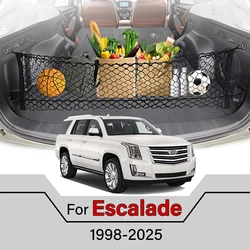Car Cargo Net Stretchable,Car Gadgets, Adjustable Elastic Trunk Storage Net with Hook for Cadillac Escalade 1998-2025