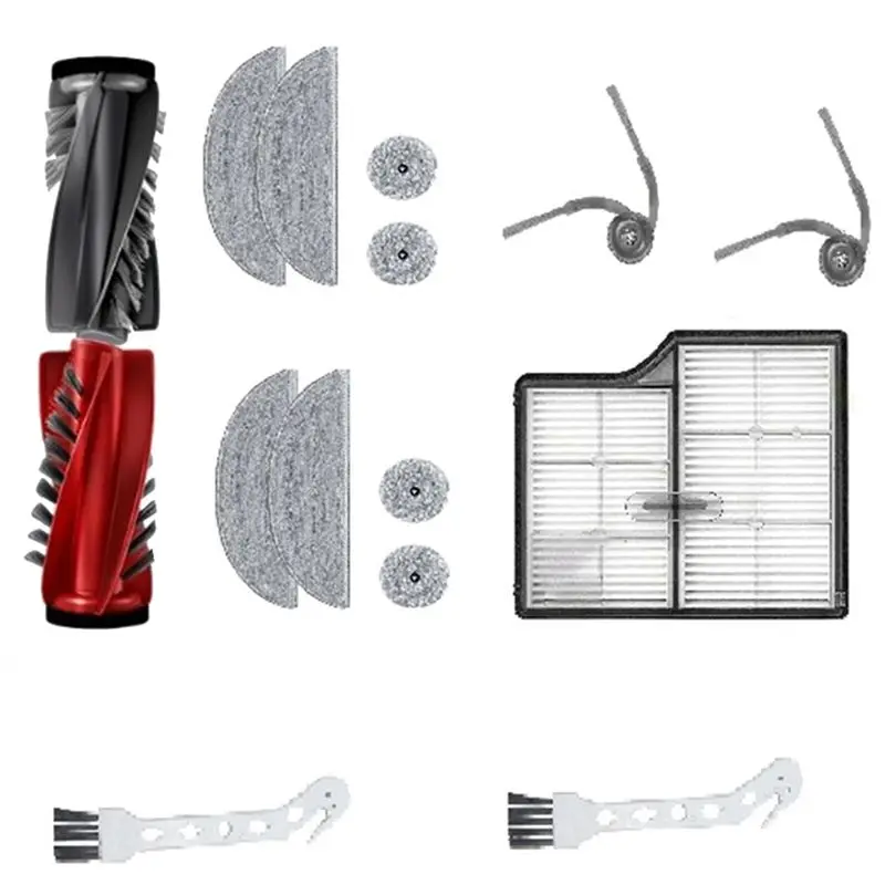

YANA35R Replacement Roller Brush Filter Side Brush Cloth Accessory For Roborock G30/Saros10 Robot Vacuum Cleaner