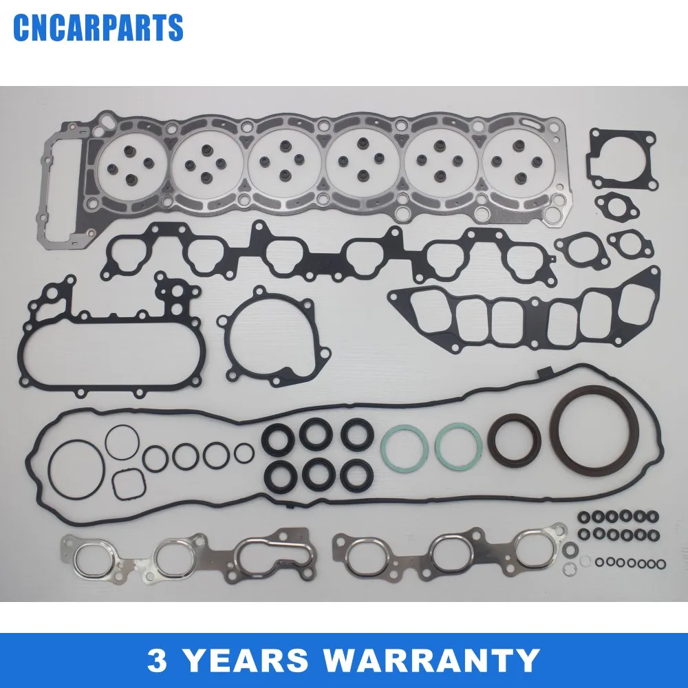 1FZFE 1FZ-FE Engine Full Head gasket set fit for Toyota Land Cruiser 24V 4477cc 4.5L 98-05 CK9358 54071900 VRS