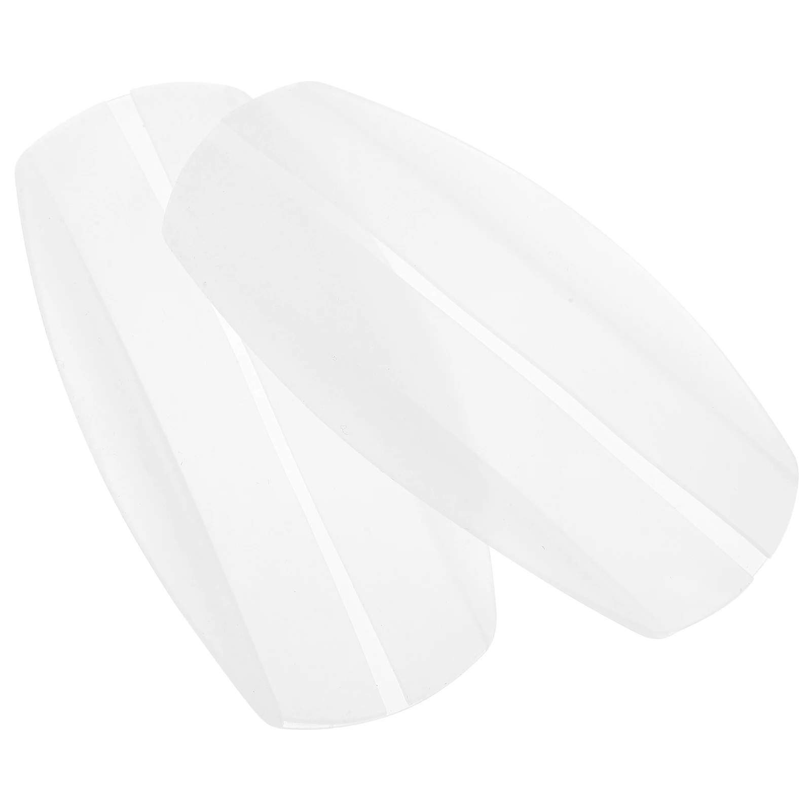 

2pcs Silicone Shoulder Pads Strap Cushions Anti-slip White Durable Washable Non-toxic Comfortable Breast Support Ladies