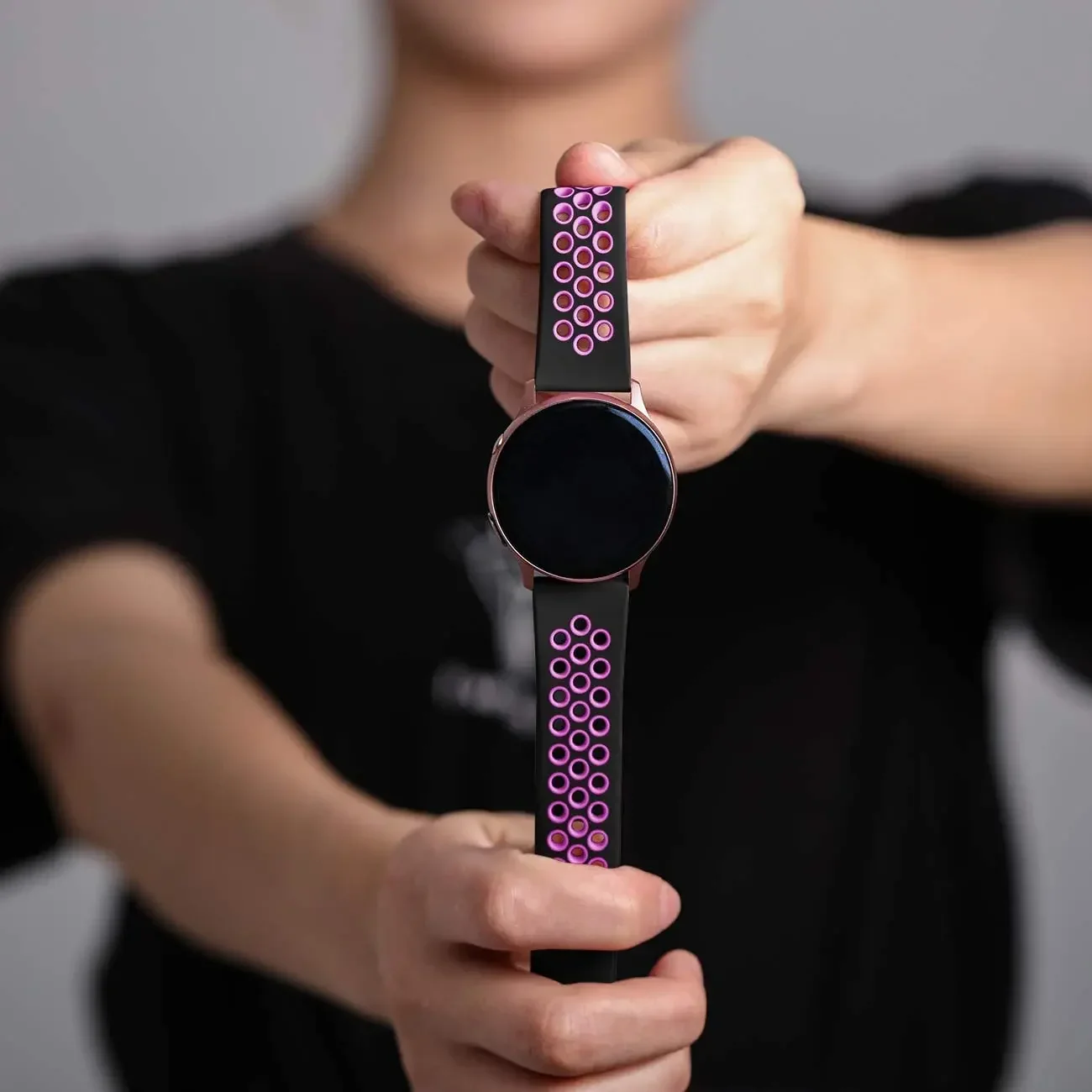 Ремешок спортивный для Samsung Galaxy Watch 5-pro-4-Classic/active 2, силиконовый браслет для Huawei GT 3-2e-pro, 40 мм 44 мм 45 мм 20 мм 22 мм