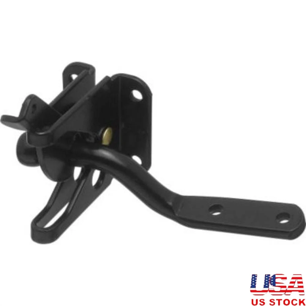 

Auto Gate Latch Out-Swing Gates Doors Animal Pens Easy Installation Rust Resistant Durable Locking Mechanism