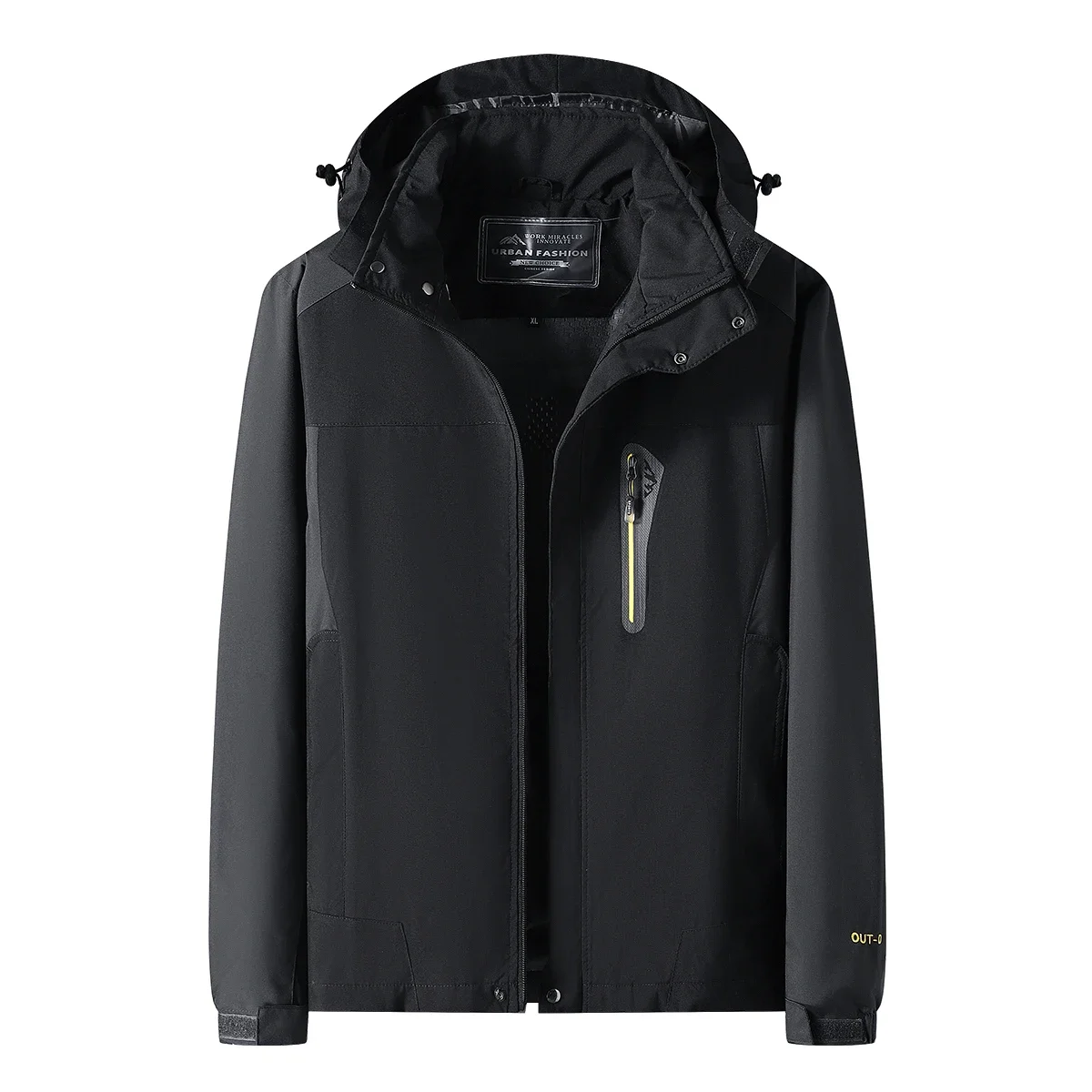 Men's Waterproof Hiking Jacket Large Size Windproof Windbreaker Camping Hunting Running Trekking Fishing Coat Men Outdoor