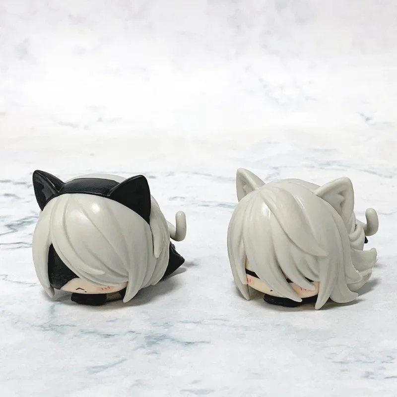 NieR: Automata Q Versione Bambole Modello in PVC Giocattoli Figura Anime Decorazione da scrivania Modello Figurine carine Ornamenti Regali creativi Accessori