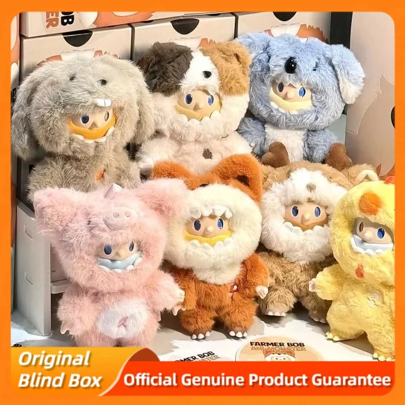

Genuine Farmer Bob Ani-Monster Series Blind Box Vinyl Pendant Doll Mystery Box Collection Decoration Bob Decor Vinyl Toy Gift