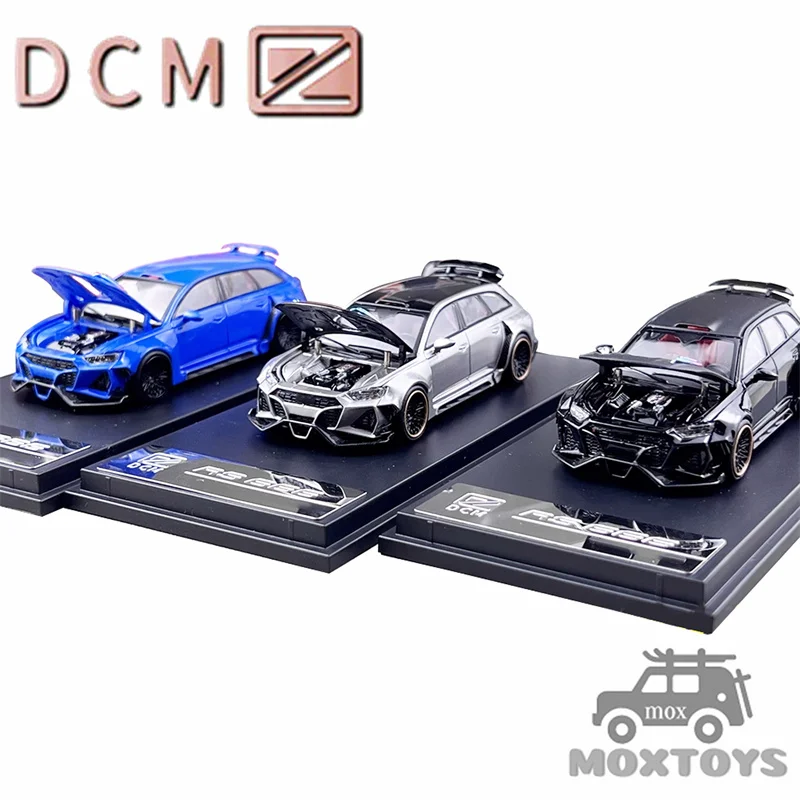 

DCM 1:64 Rs6 Metallic silver / Blue / Metallic Black Diecast Model Car