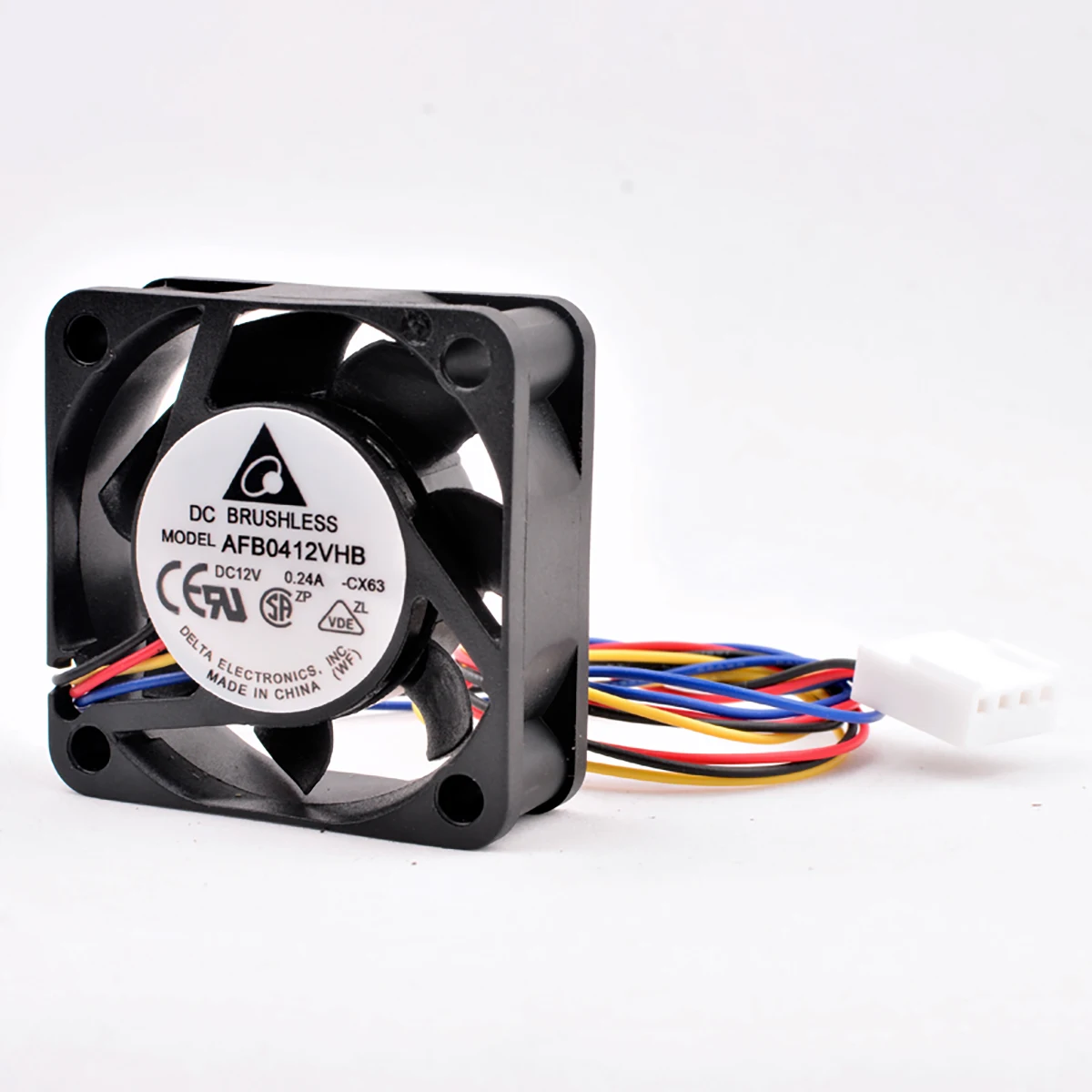 

AFB0412VHB 12V 0.24A 4015 router switch mini chassis 4-wire PWM cooling fan