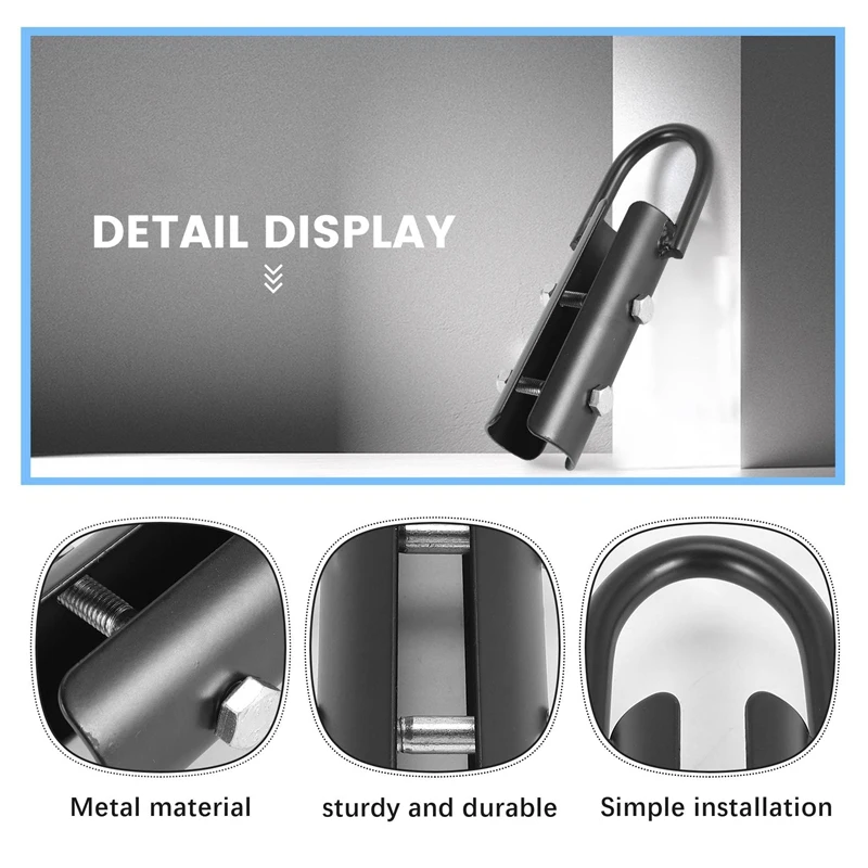クライミングロープクランプ、ロープクライミングワークアウトリグアタッチメントフック 1.5インチロープクラスプフィットネス機器筋力トレーニング用