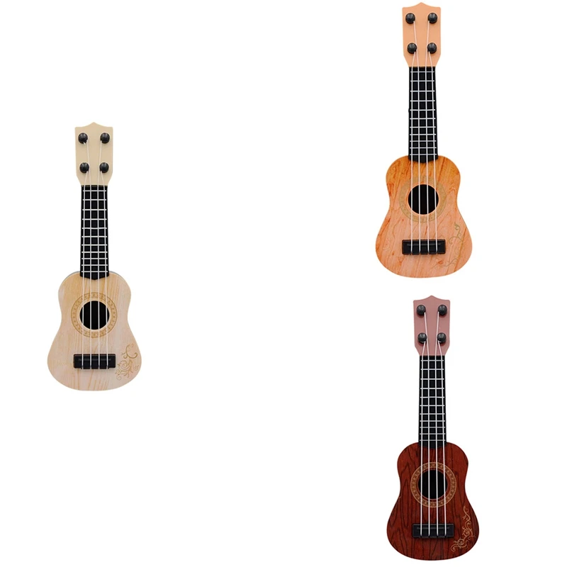 HOT-Kids classico Ukulele chitarra giocattolo prima educazione piccola chitarra forniture per feste regolabili