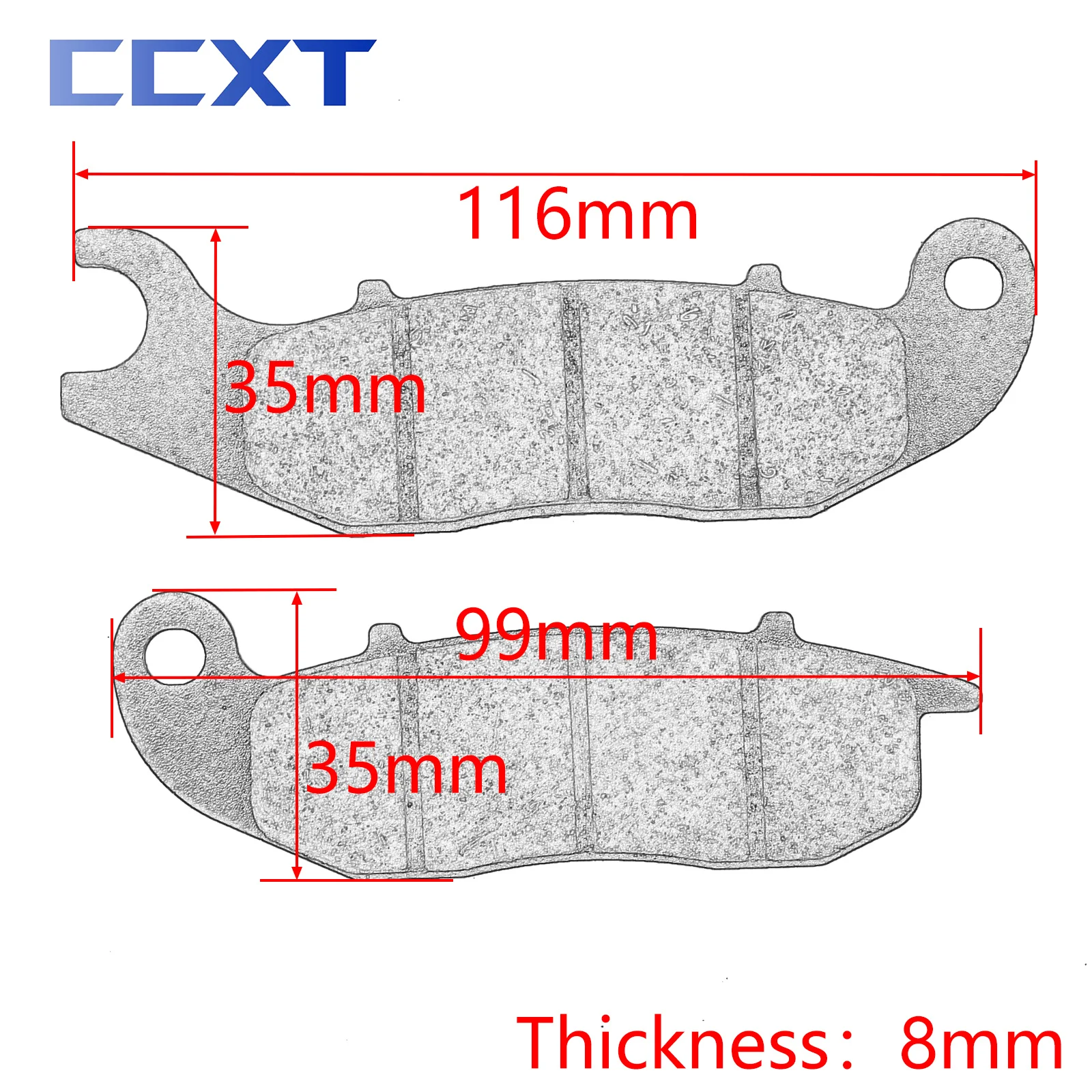 Motorcycle Front Brake Pads For HONDA CRF250L 2012-2018 CRF250M CRF250L(Non ABS) CRF250L (LH) (ABS) Motocross Universal Parts