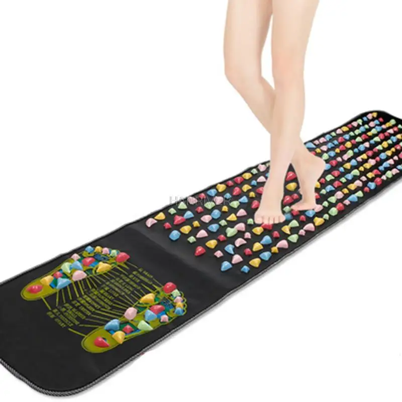 

Домашний массажный коврик для ног, имитация булыжника, иглоукалывание, массажная подушка для ног, облегчение давления, удобный гравийный дорожный массажер