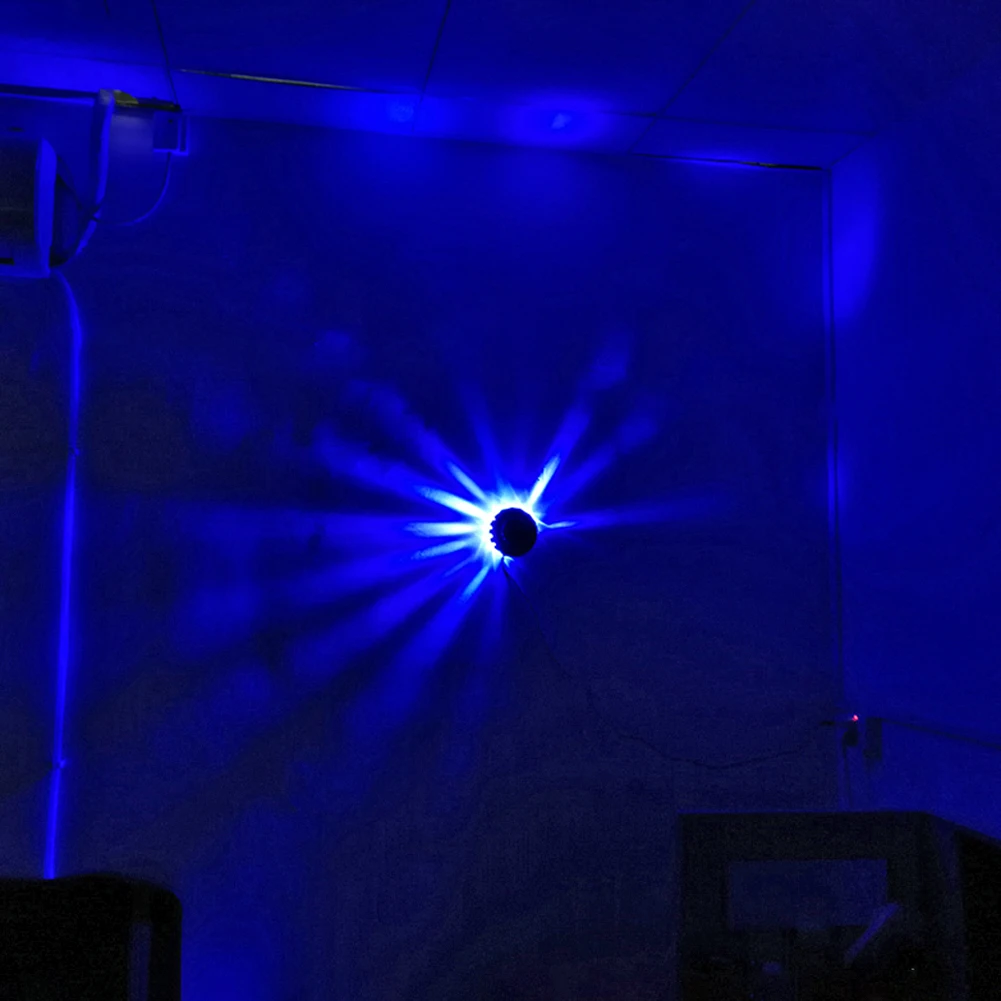 

Disco LED Sound Light Activated Rotating Ball Party Stage Par Lights 5W USB RGB Activated Lamp LED Disco Sound Strobe Decor