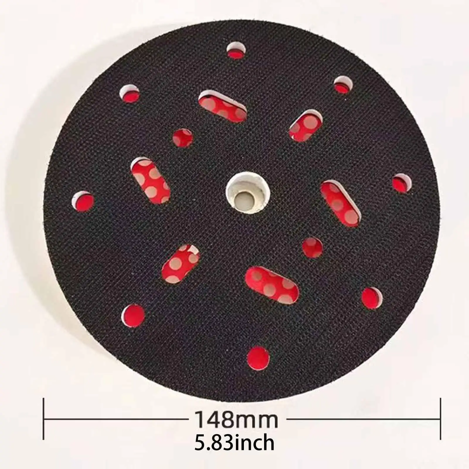 6 Inch Backup Sanding Pad Hook and Loop ABS Construction Replacement Plate for Manual Sander and Grinder
